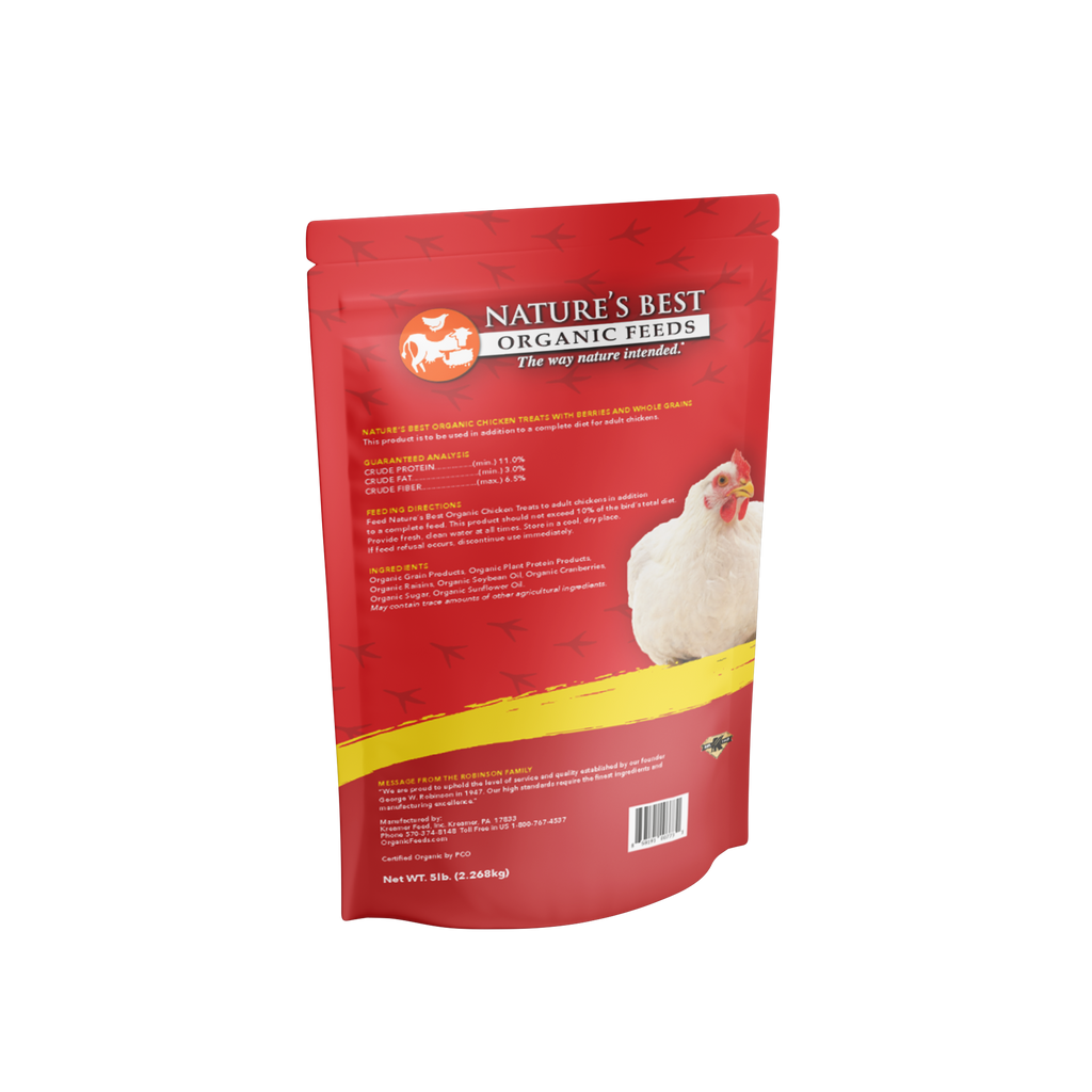 Organic Chicken Treats With Berries & Whole Grains