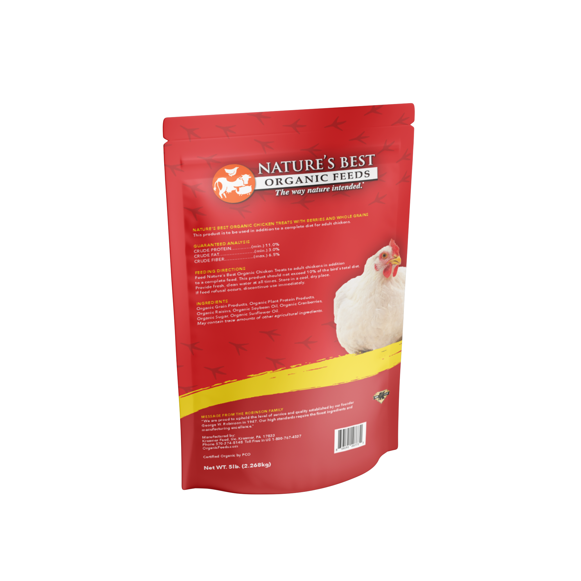 Organic Chicken Treats With Berries & Whole Grains