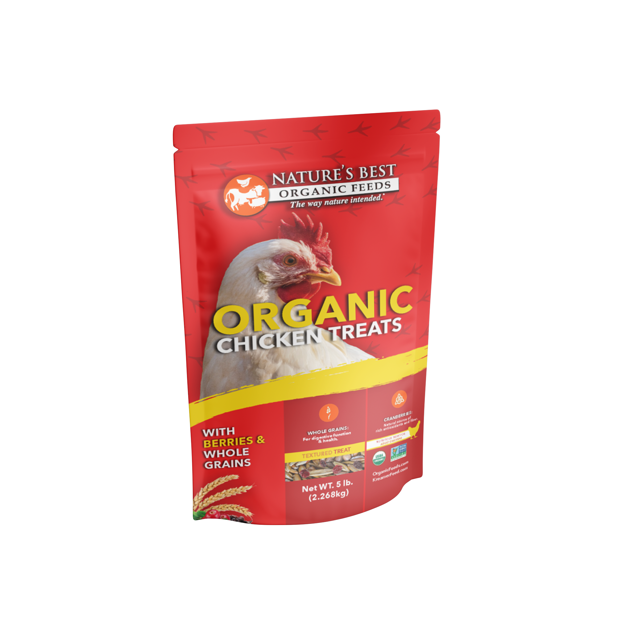 Organic Chicken Treats With Berries & Whole Grains