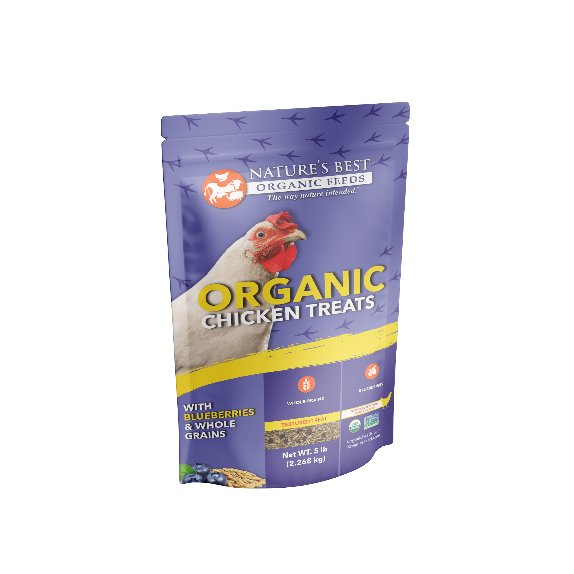 Organic Chicken Treats with Blueberries, Grains, & Oats