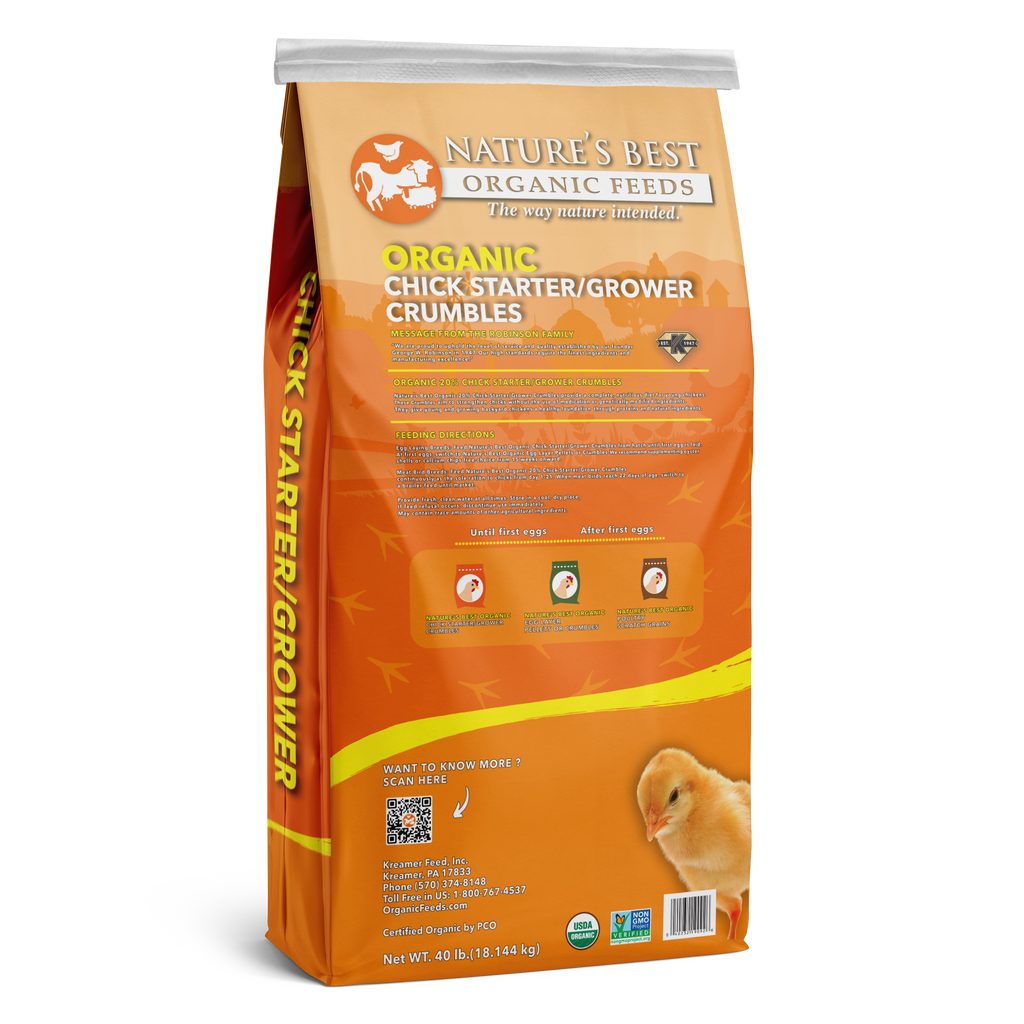 Organic Chick Starter/Grower Crumbles