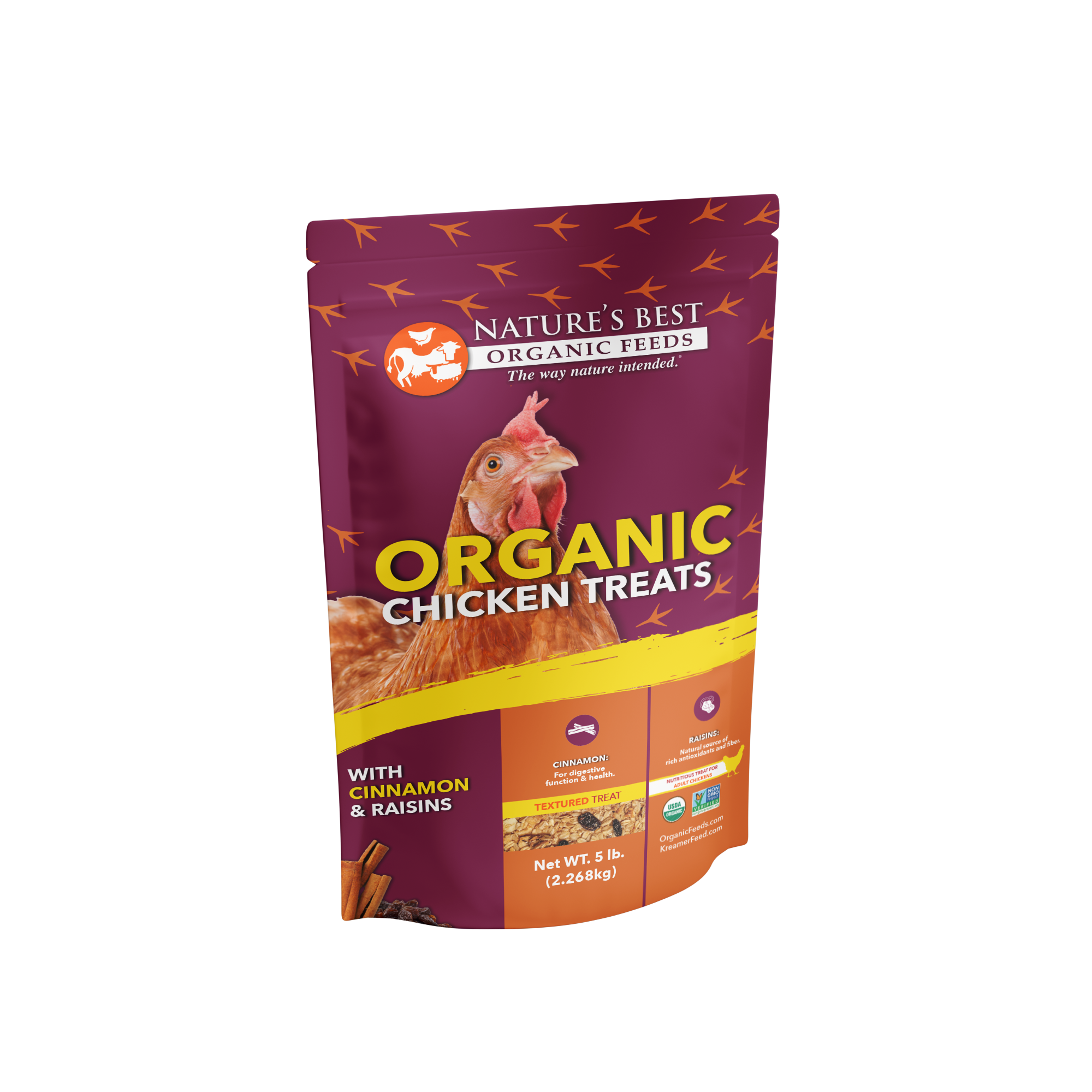 Organic Chicken Treats with Cinnamon & Raisins