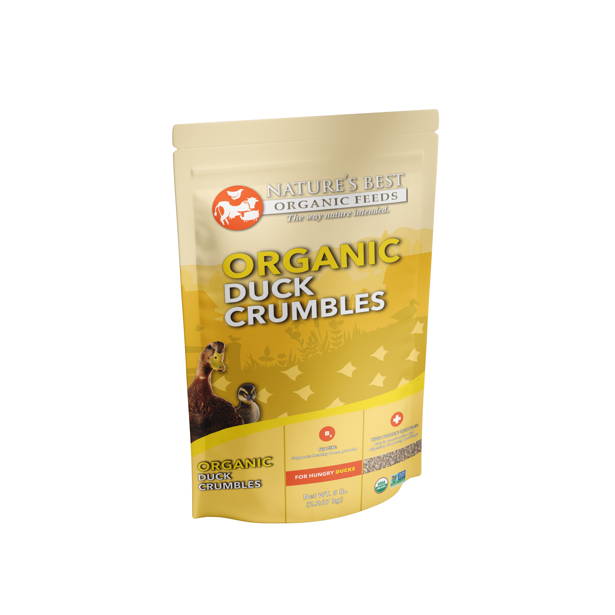 Organic Duck Starter Crumbles