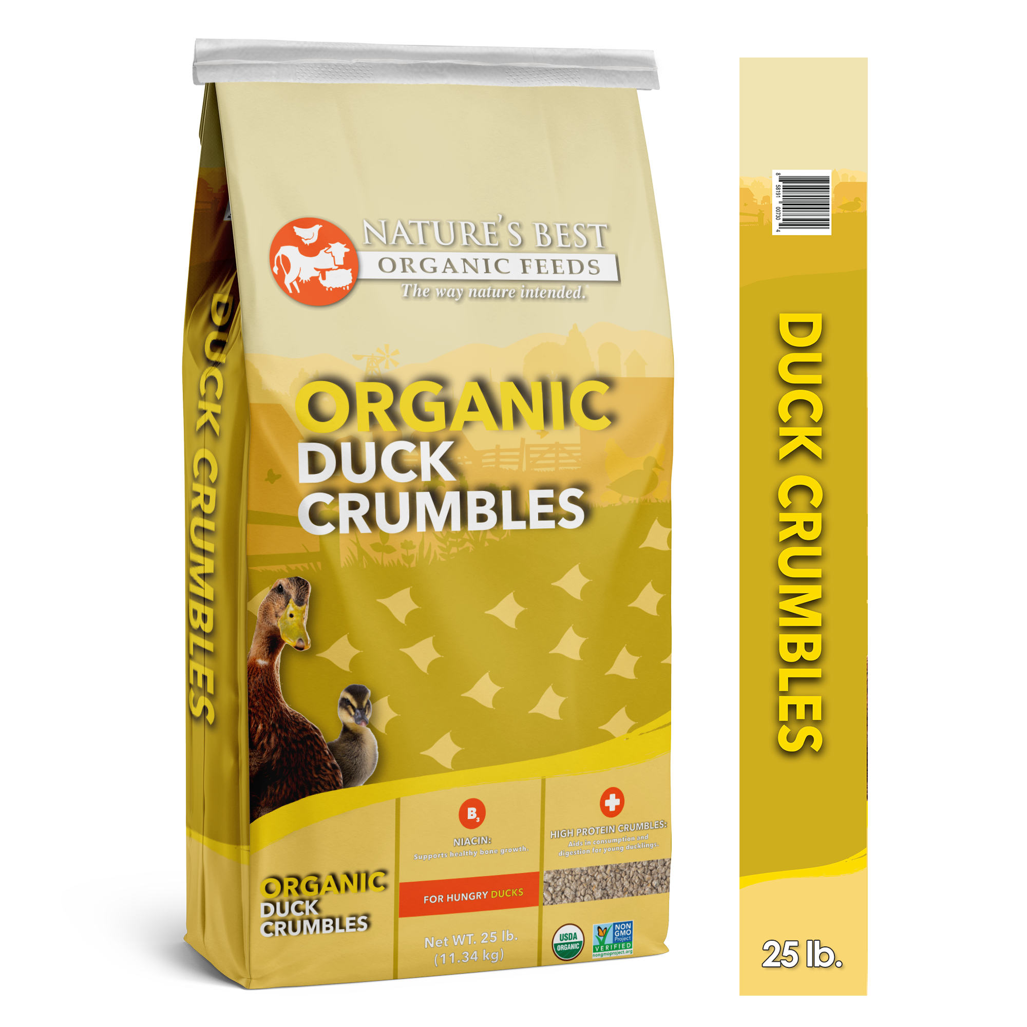 Organic Duck Starter Crumbles