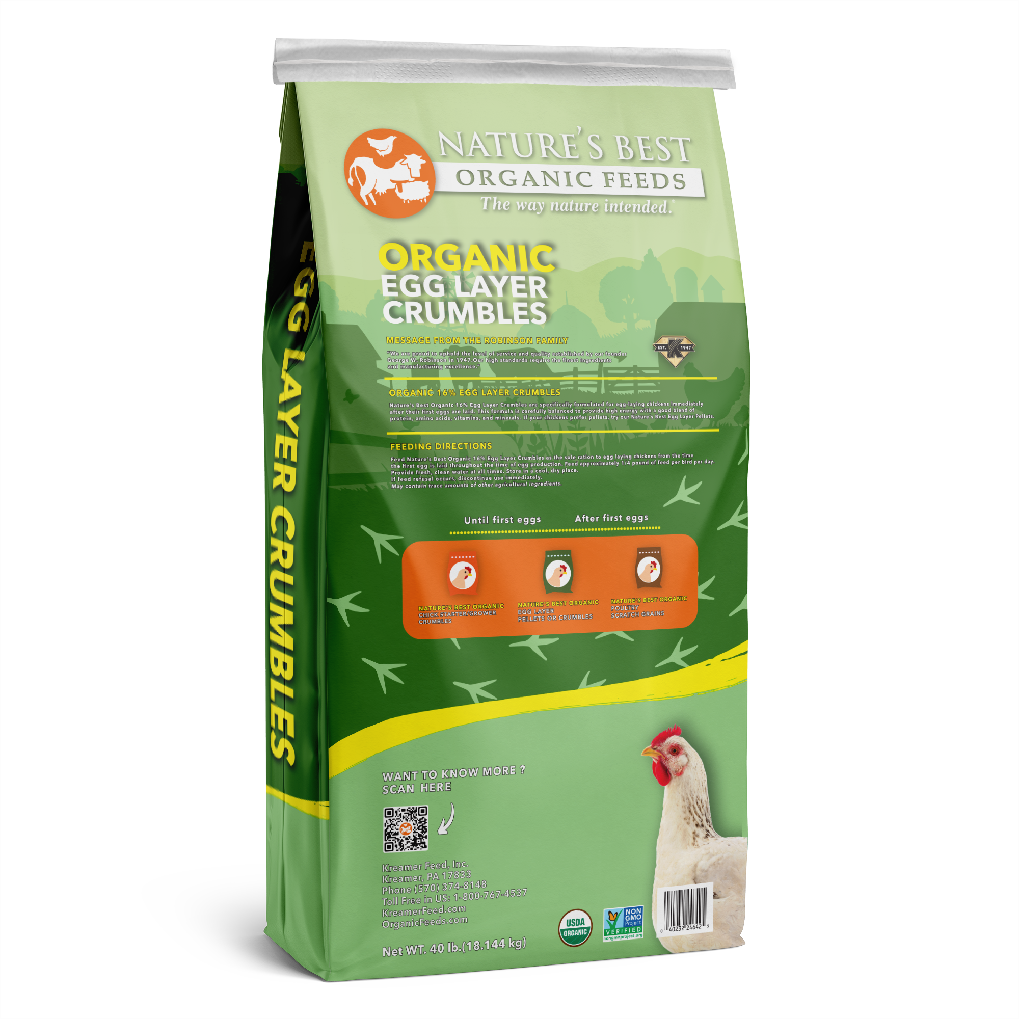 Organic Egg Layer Crumbles