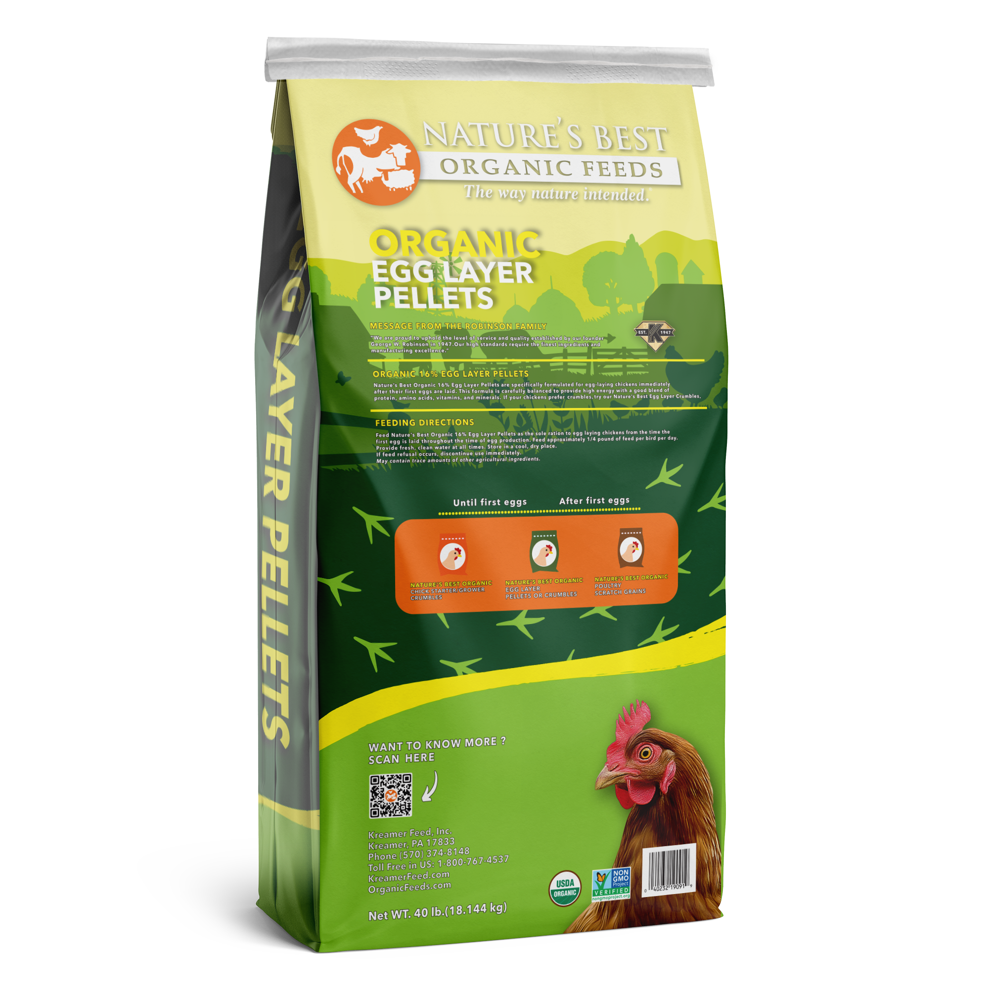 Organic Egg Layer Pellets