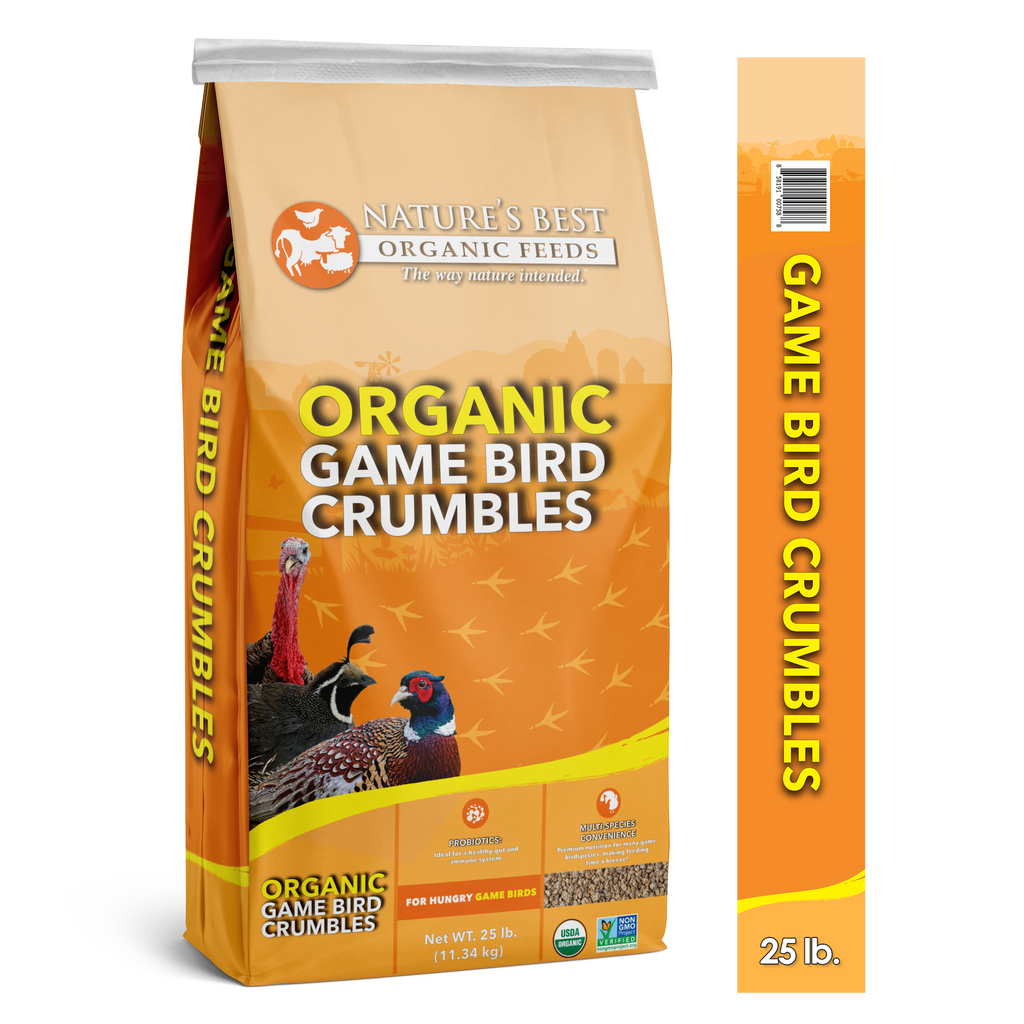 Organic Game Bird Crumbles