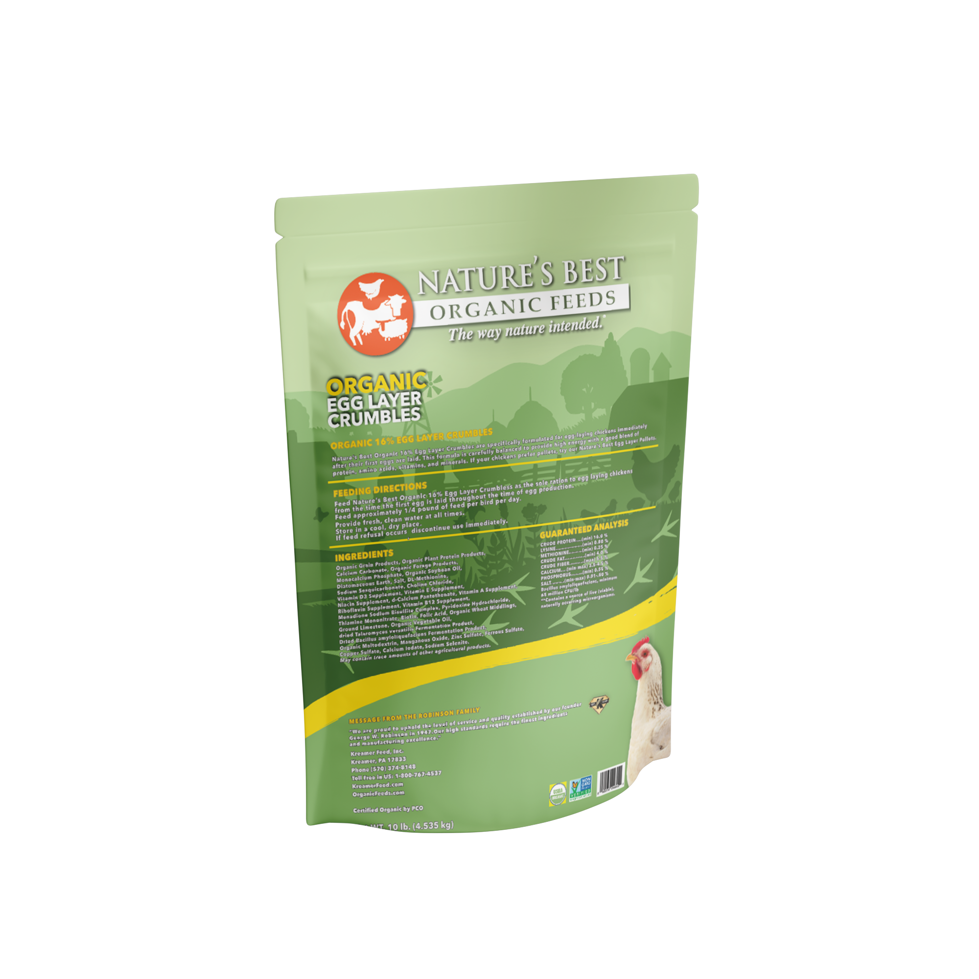 Organic Egg Layer Crumbles