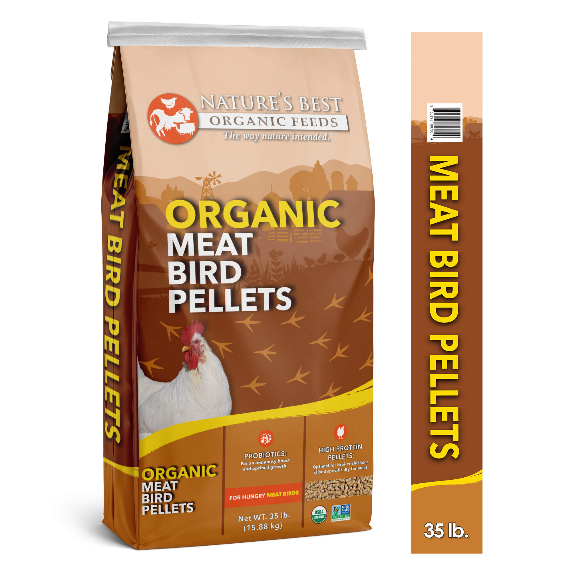 Organic Meat Bird Pellets