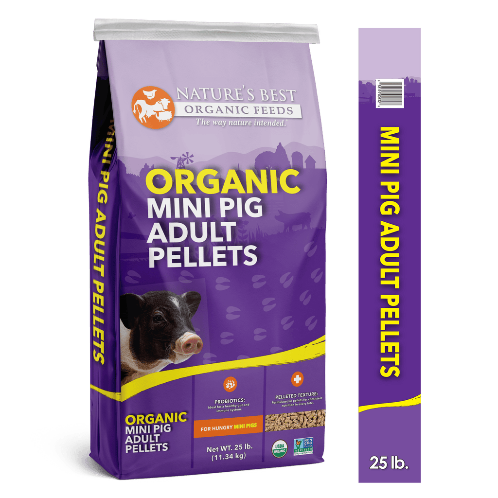 Organic Mini Pig Adult Pellets