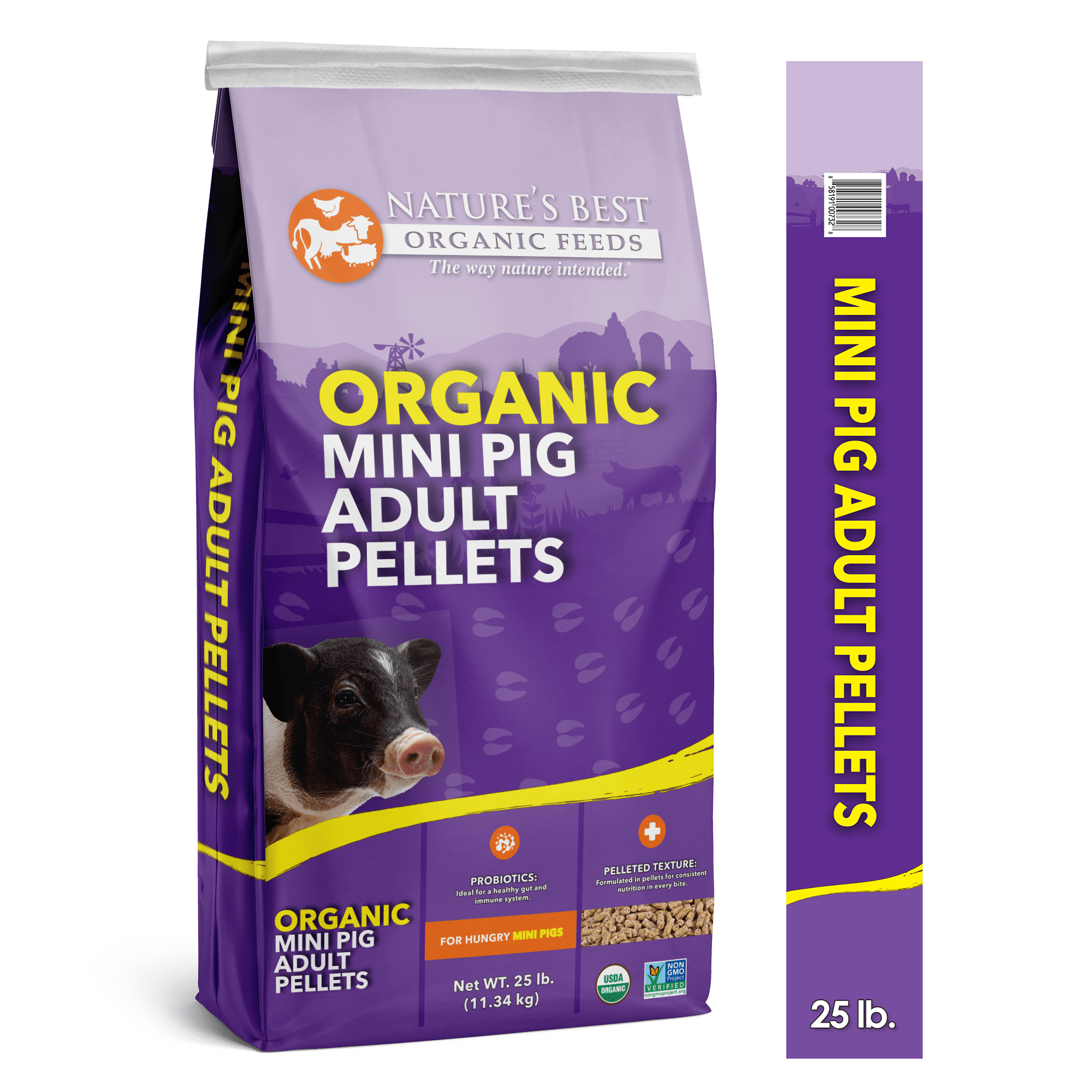 Organic Mini Pig Adult Pellets
