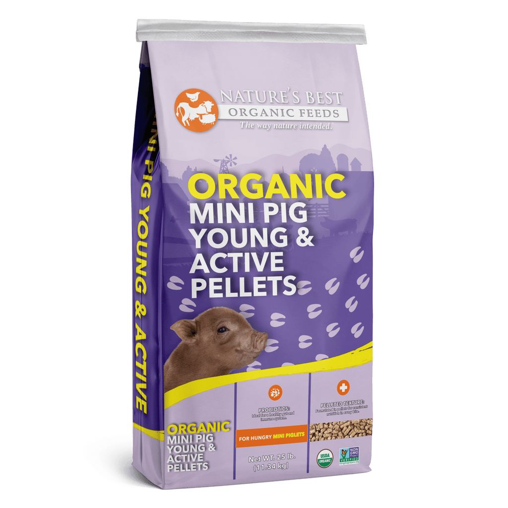 Organic Mini Pig Young & Active Pellets
