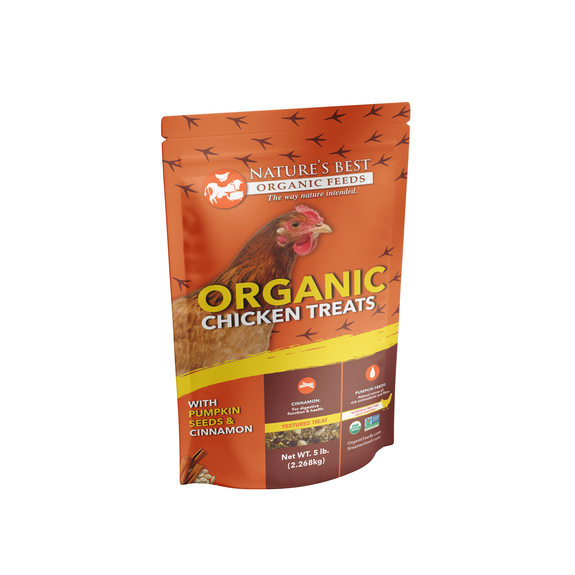 Organic Chicken Treats with Pumpkin Seeds & Cinnamon