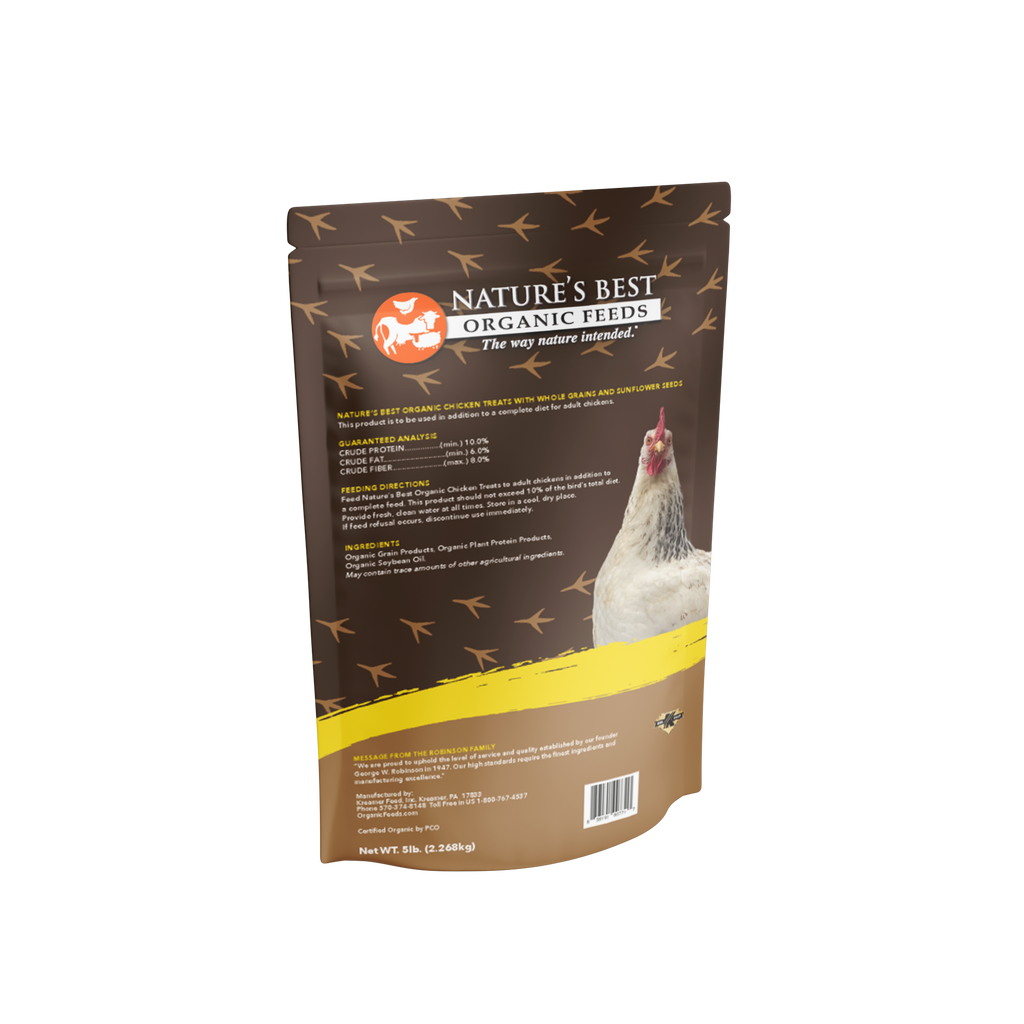 Organic Chicken Treats with Ancient Grains & Sunflower Seeds