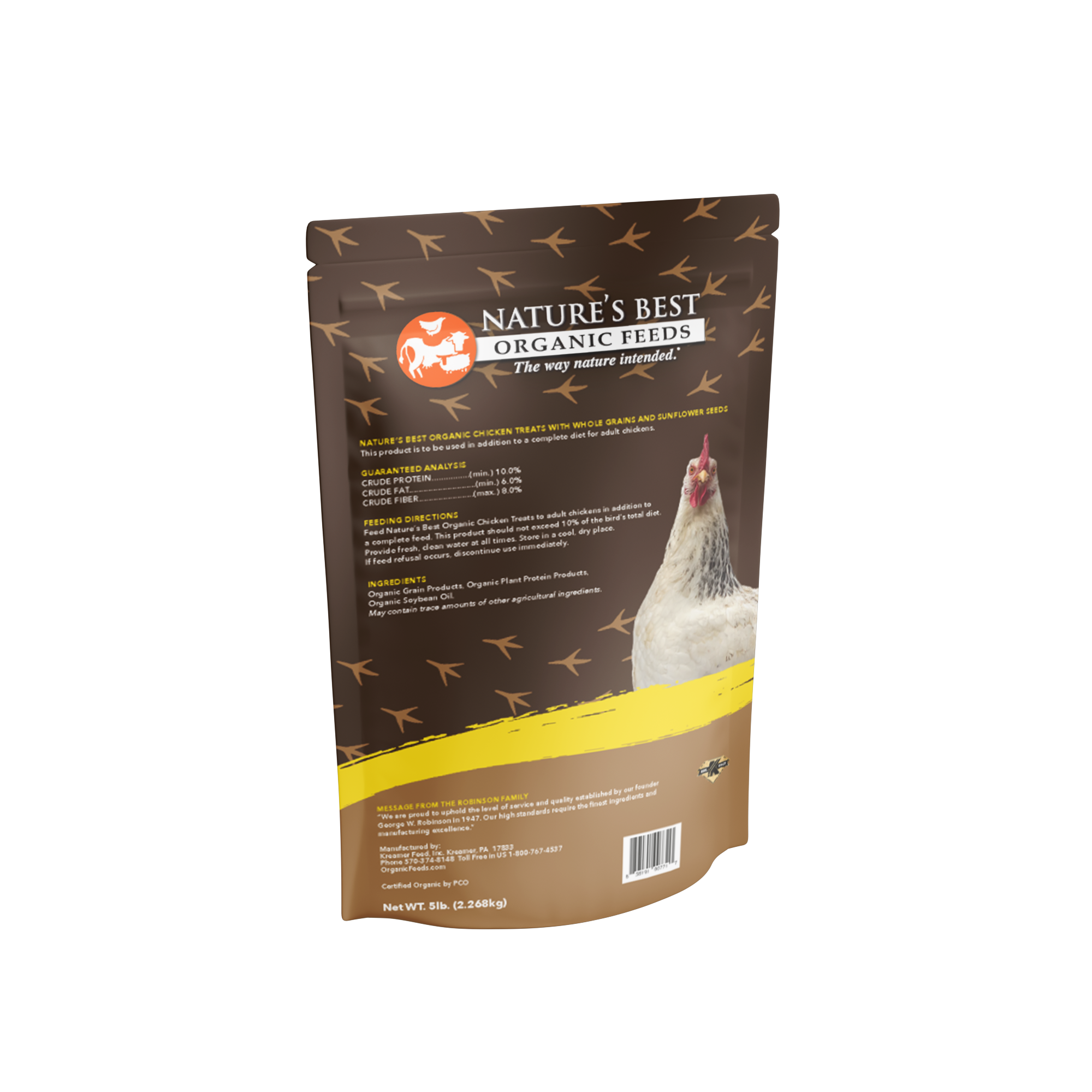 Organic Chicken Treats with Ancient Grains & Sunflower Seeds